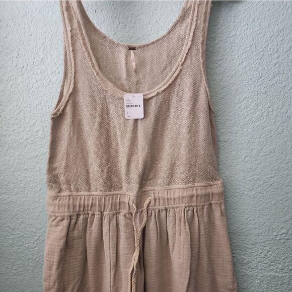 Free People cotton coastal summer midi dress sleeveless new with tags - Picture 10 of 14